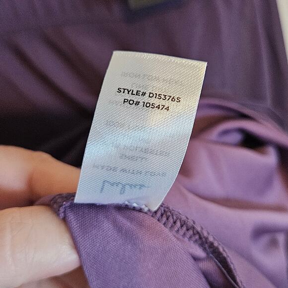 Lulus V-Neck Forevermore Skater Dress Dusty Purple Womens Large Hoco Semi-formal - Picture 8 of 9